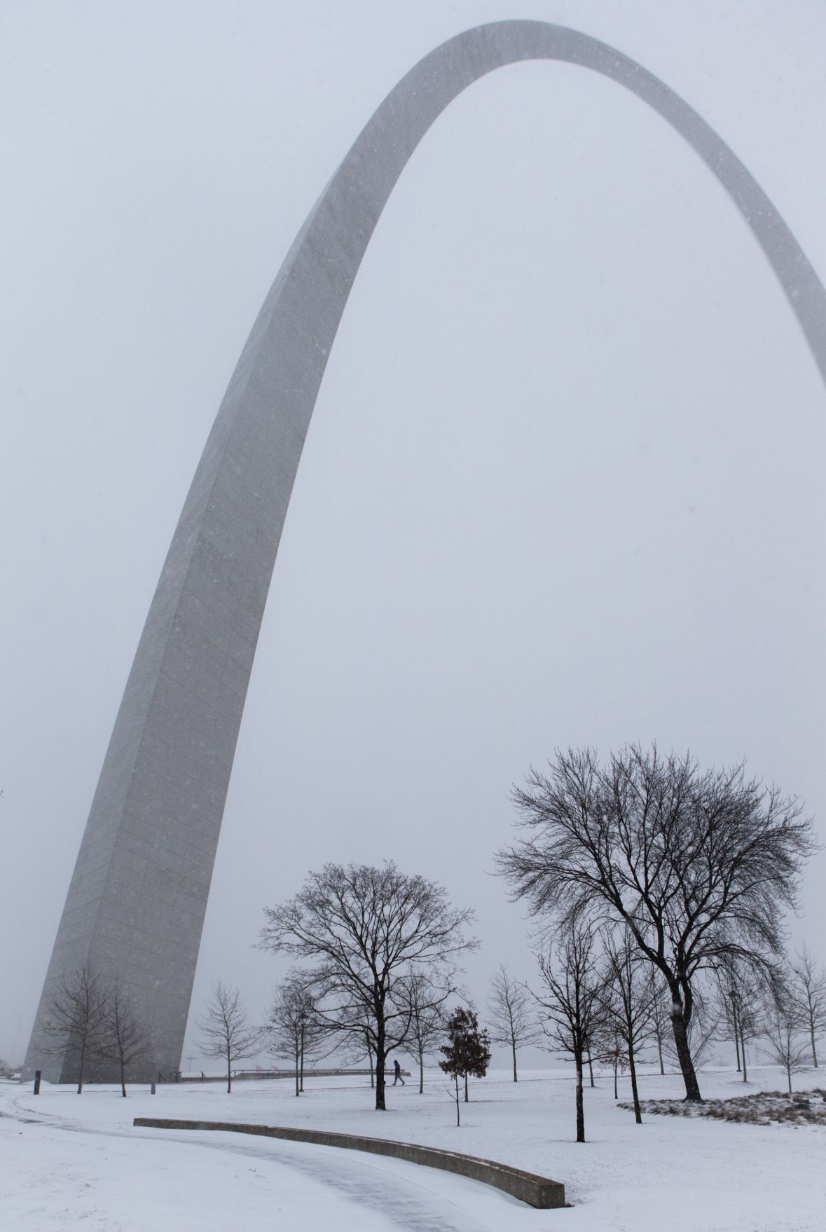 Cold and snow in St. Louis